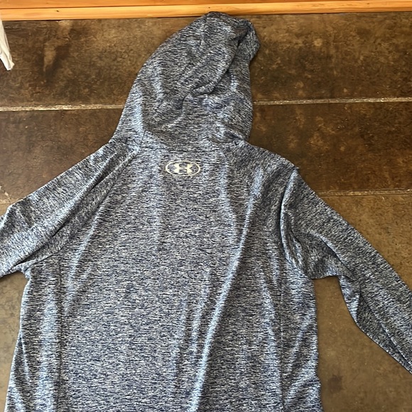 heather navy under armour hooded long sleeve small - Picture 3 of 3